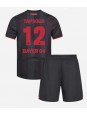 Bayer Leverkusen Edmond Tapsoba #12 Replika Hemmakläder Barn 2025-26 Kortärmad (+ byxor)